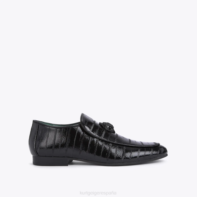 Kurt Geiger hombres londres hugh eagle anguila patente 2LPR659 | calzados negro